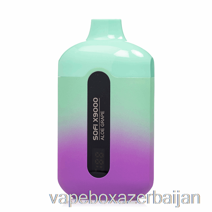 E-Juice Vape SOFI X9000 Smart Disposable Aloe Grape